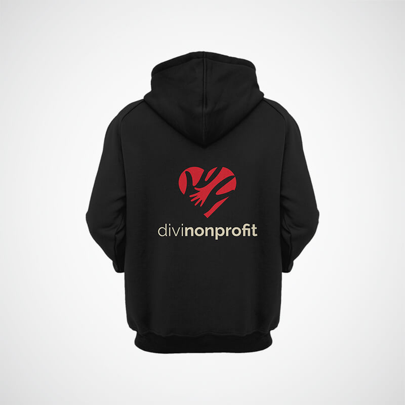 Men's Hoodie Black - Image 2